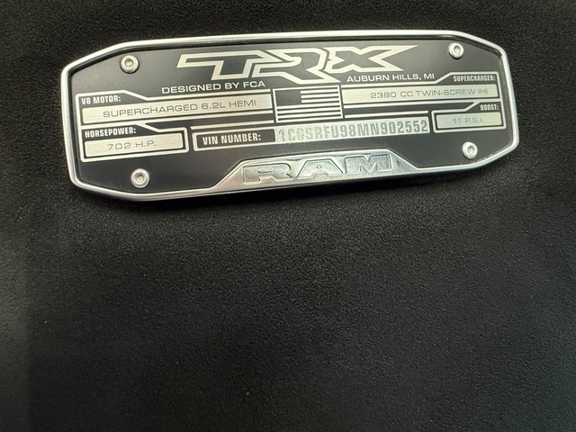 2021 RAM 1500 TRX